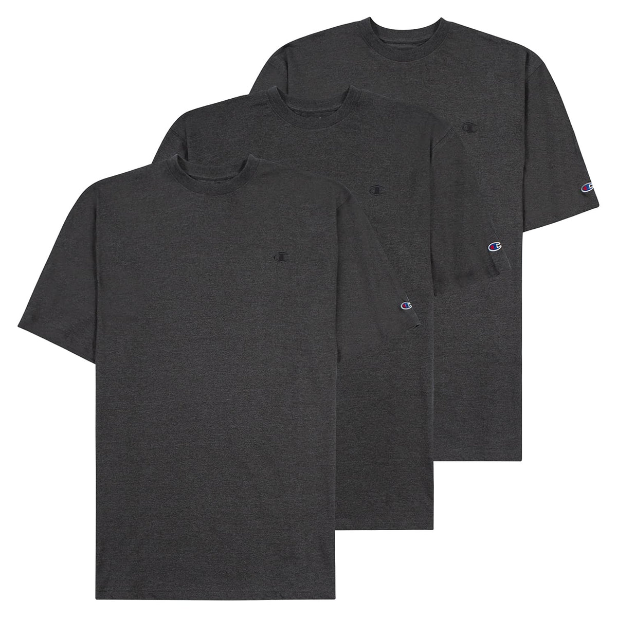 Champion Plus-Size Cotton Tees 3-Pack