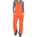 Winter Ski Bibs & Jacket Set for Women - Orange Large