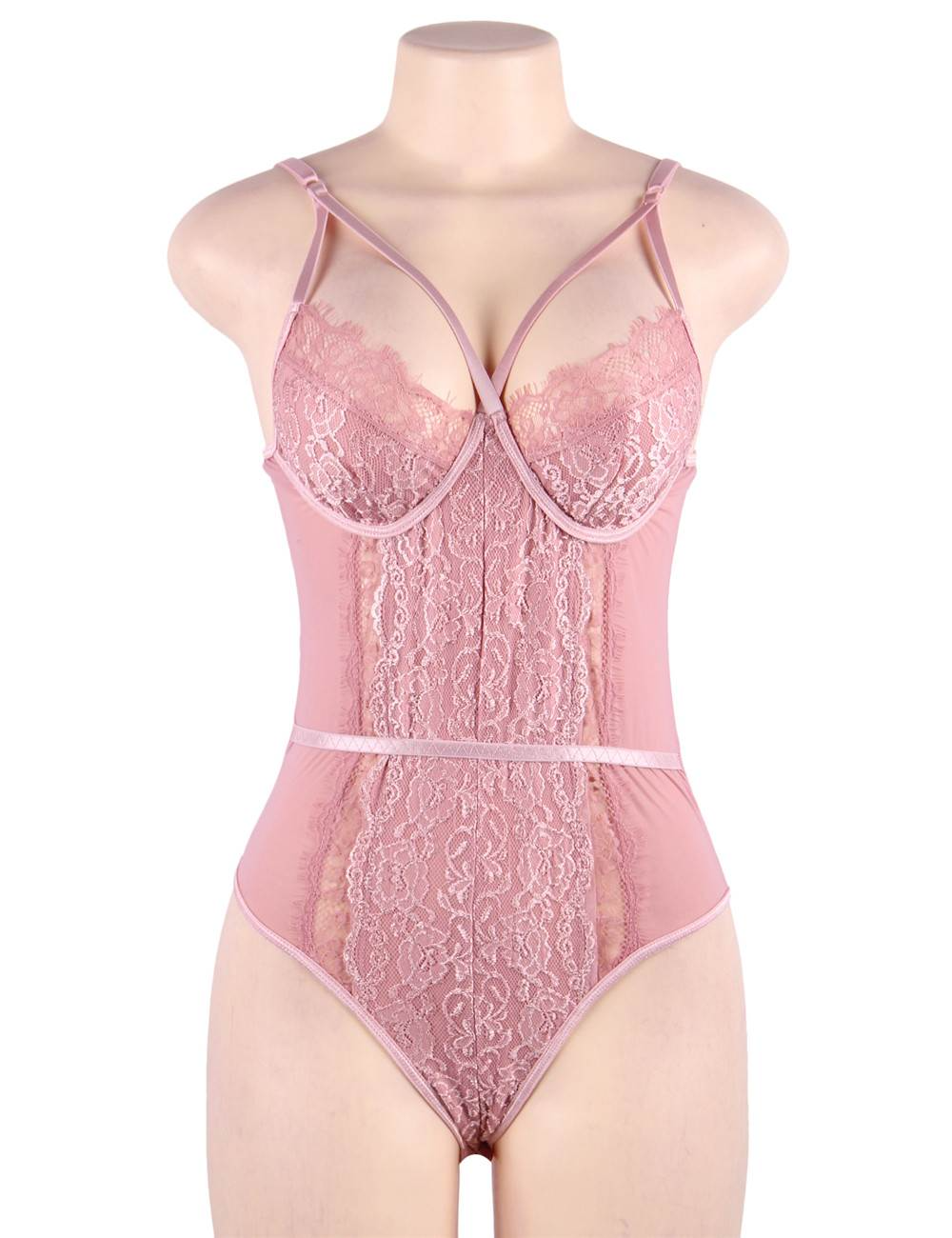 Lace Hollow Mini Bodysuit