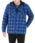 Lisskolo Cozy Quilted Hooded Flannel