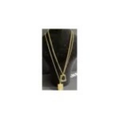 Gold Lux Pendant Duo Necklace