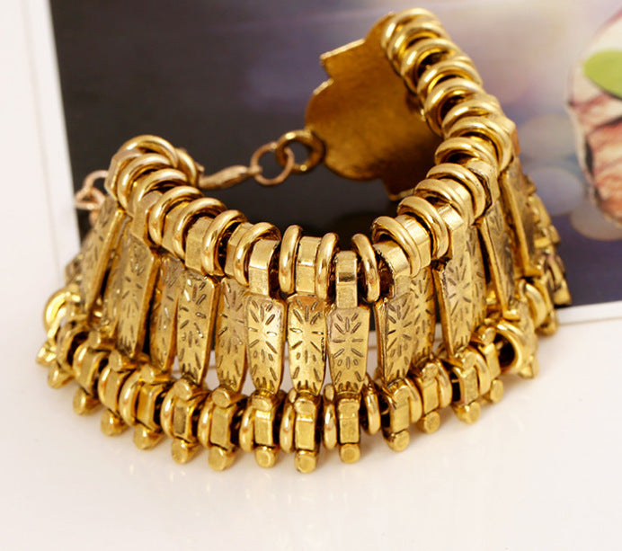 Trendy Alloy Hand Bracelet - Creative Fashion Jewelry