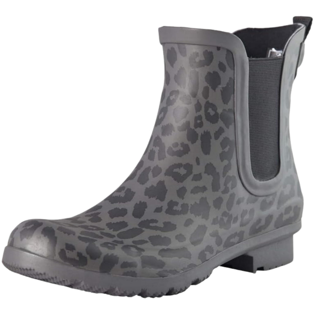 Roma Wide Ankle Rain Boots For women Natural Rubber Short Rain Boots For Women Eco Friendly Chelsea Rain Boots Women Leopard Rain Boots For Women.