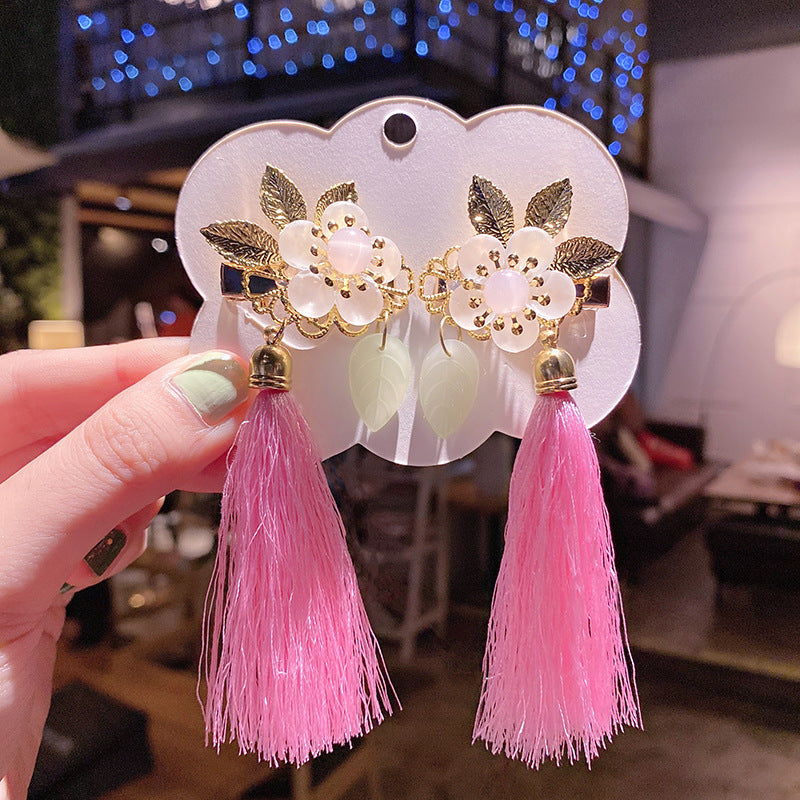 Children's Hanfu Headpiece with Traditional Tassels