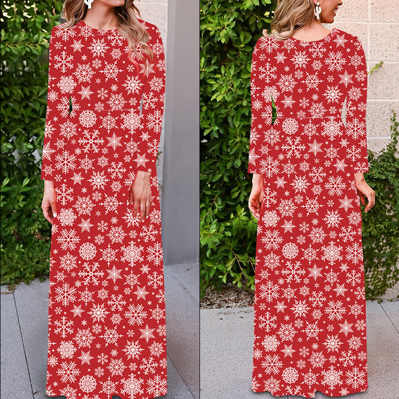 Festive Red Holiday Dress for Women