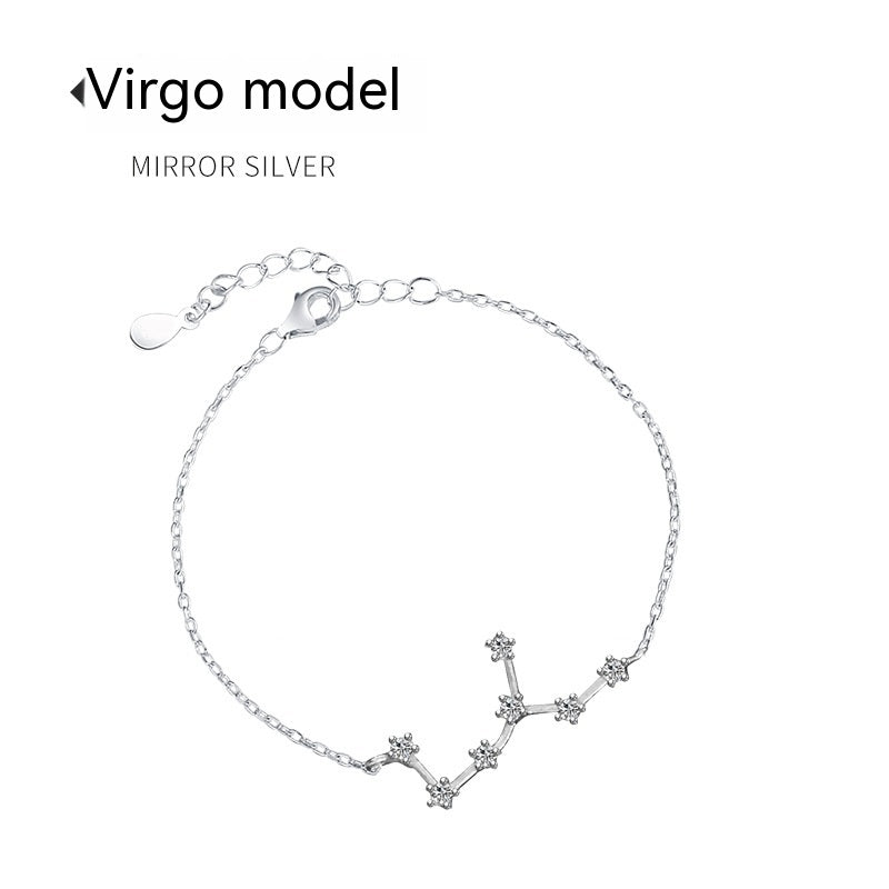 Lucky Twelve Constellation Moonstone Bracelet