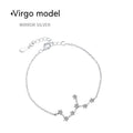 Lucky Twelve Constellation Moonstone Bracelet