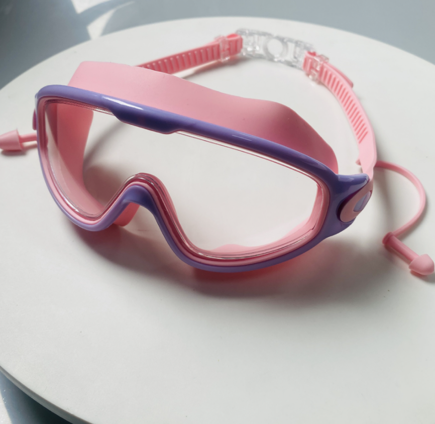 Large Frame Leakproof Swim Goggles