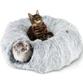 Bininl Peekaboo Cat Cave with Washable Cushion