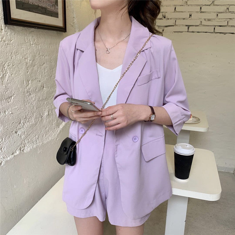 Summer 2020 Korean Style Two-Piece Suit for Women