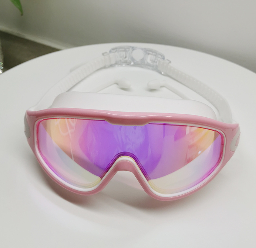 Large Frame Leakproof Swim Goggles