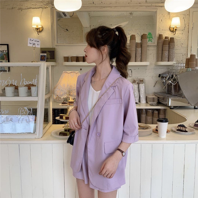Summer 2020 Korean Style Two-Piece Suit for Women