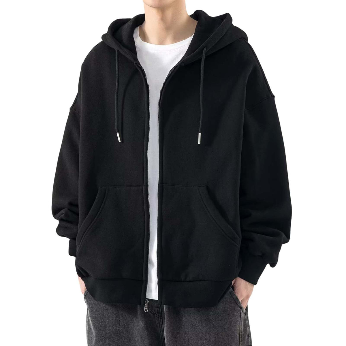 Essential Zip Hoodie for Men