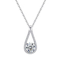 Elegant S925 Silver Heart Pendant Necklace
