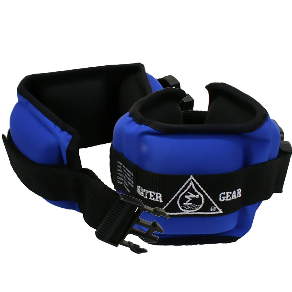 Water Gear Micro Buoyancy Cuff - Aqua Aerobics Fitness Gear Bands for Ankle and Wrist - Swimming Pool Workout - Exercise Equipment Adjustable Ankle and Wrist Bands