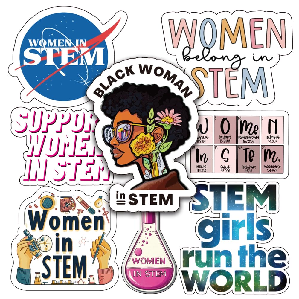 STEM Empowerment Women Stickers - Decals for Gear and Gadgets