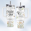 Faithful Brew 40Oz Christian Tumbler - I Am A Child of God