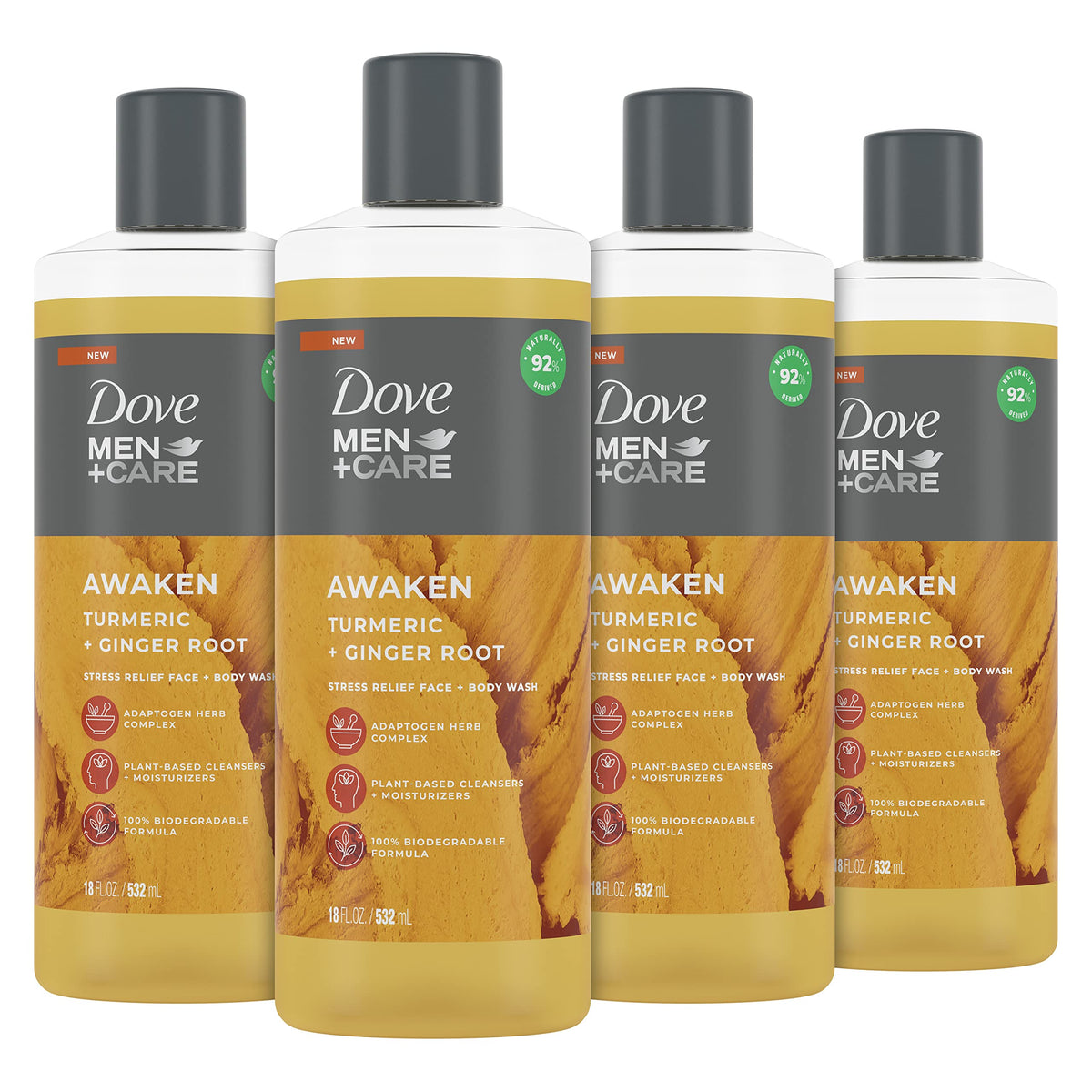 DOVE MEN Awaken Face & Body Wash