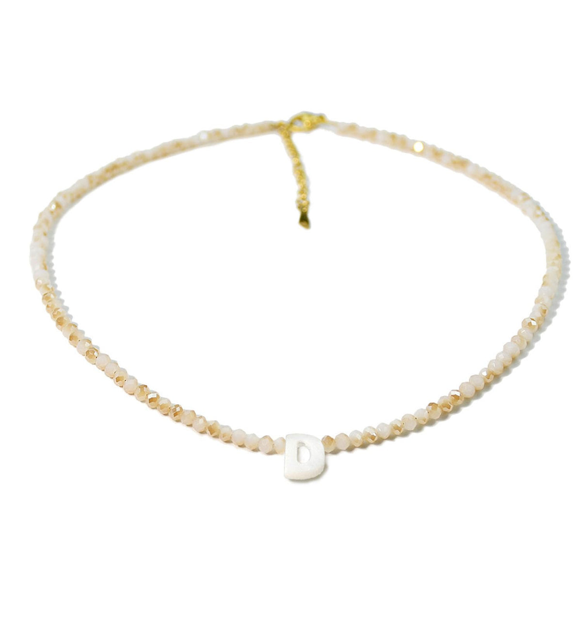 Chic Beaded Initial Chokers for Women