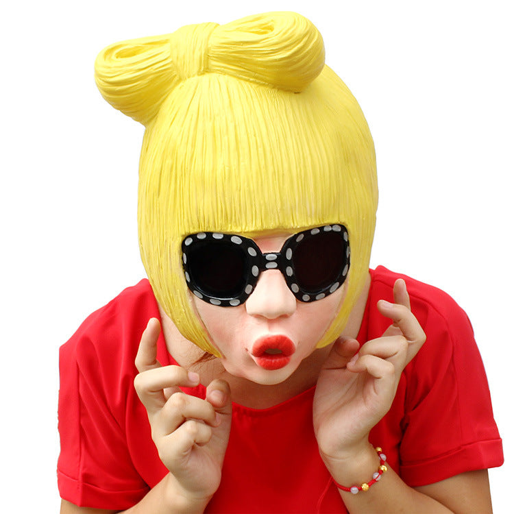 Funny Gaga Cosplay Props and Halloween Latex Masks