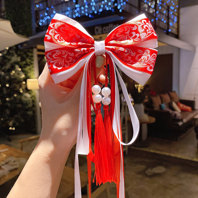 Children's Hanfu Headpiece with Traditional Tassels