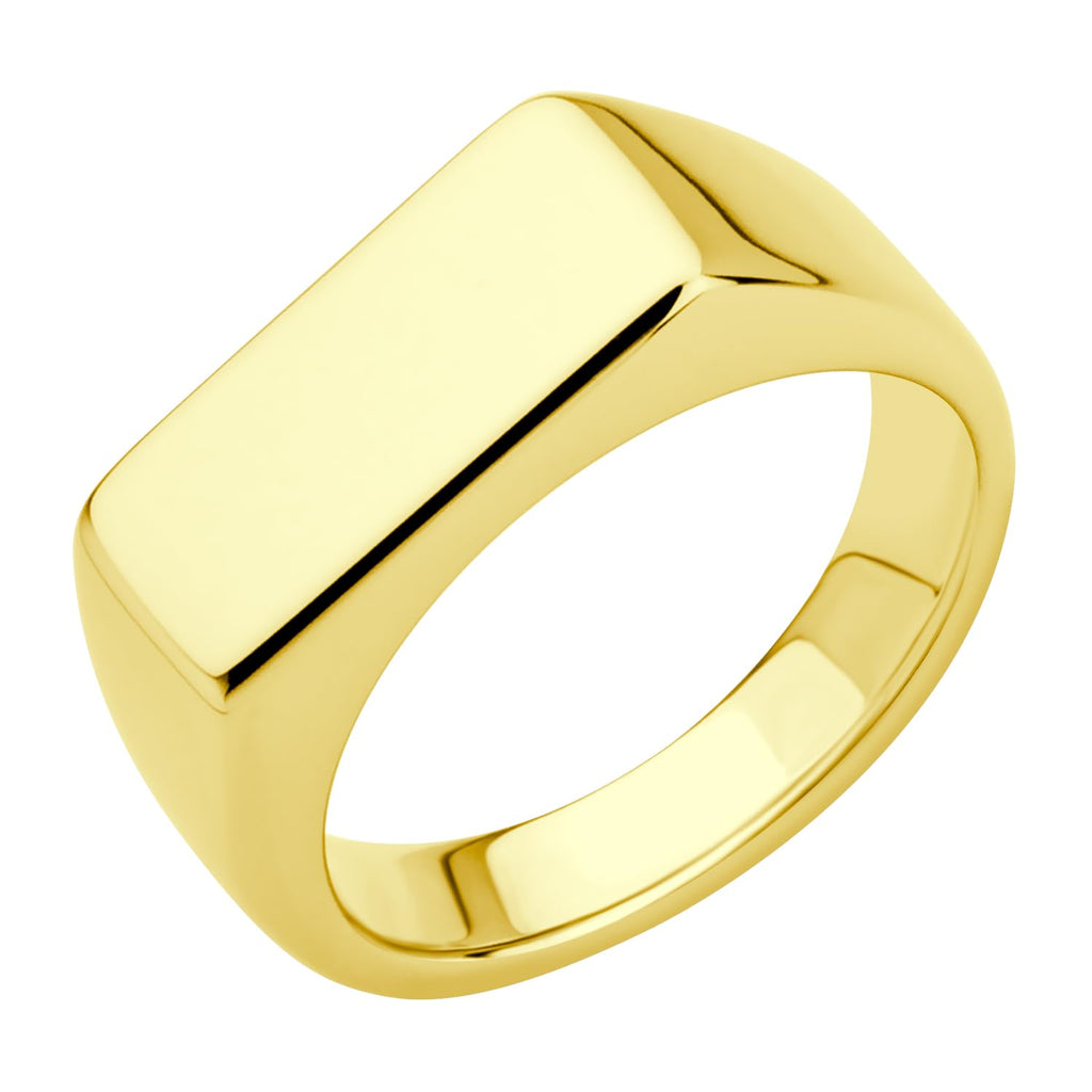 Stainless Steel Signet Ring for Men