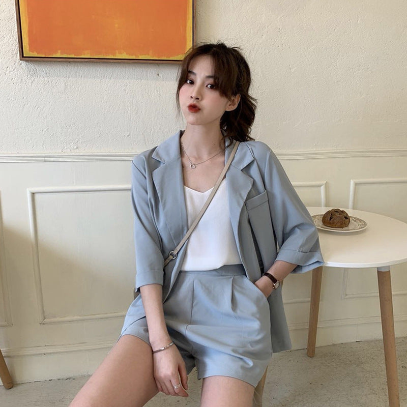 Summer 2020 Korean Style Two-Piece Suit for Women