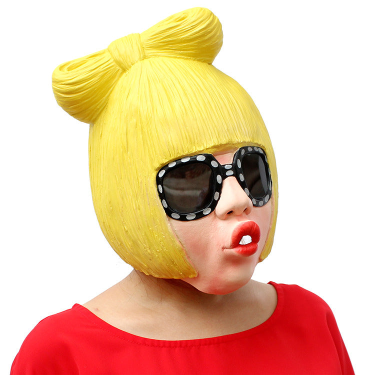 Funny Gaga Cosplay Props and Halloween Latex Masks