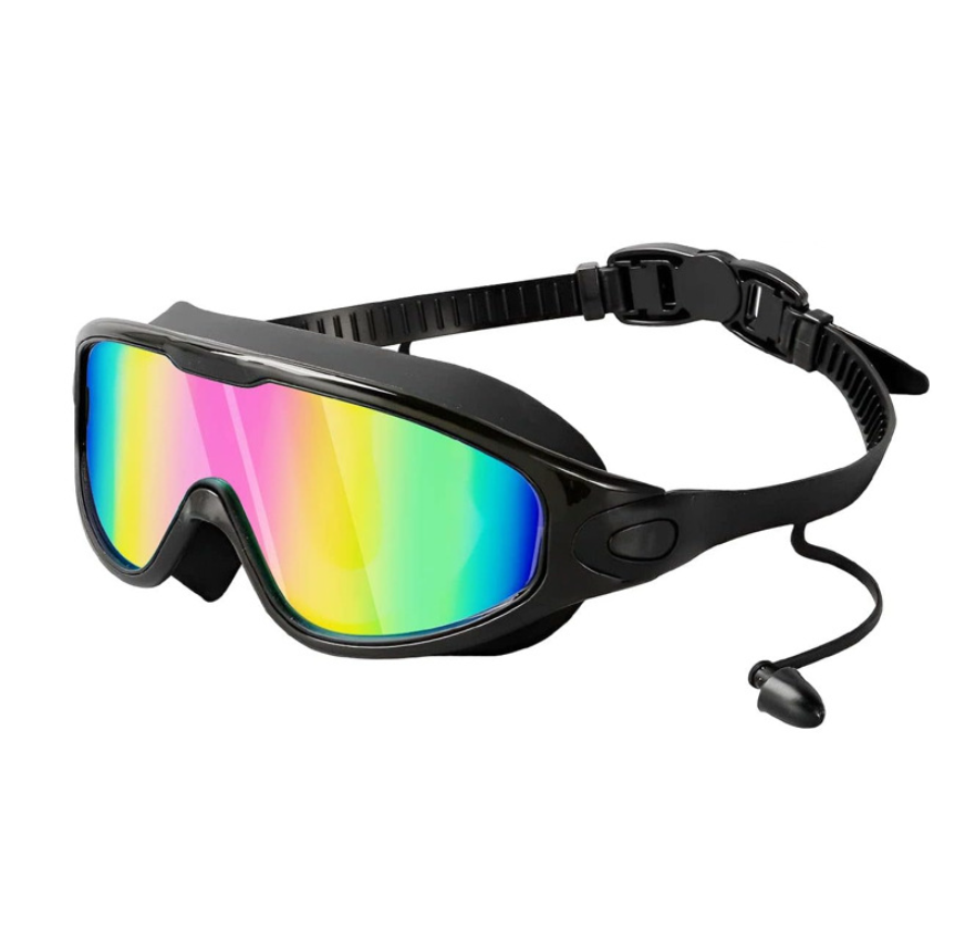 Large Frame Leakproof Swim Goggles
