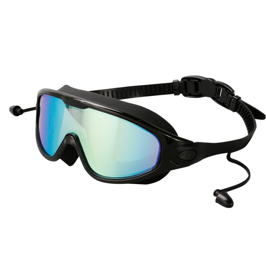Large Frame Leakproof Swim Goggles