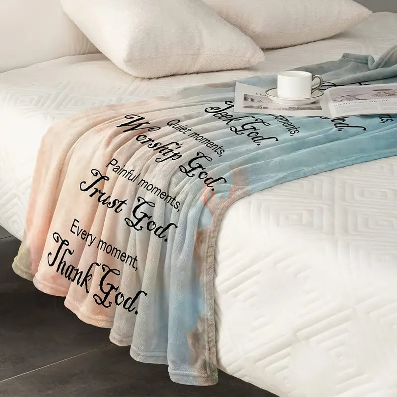 Faithful Comfort Plush Throw