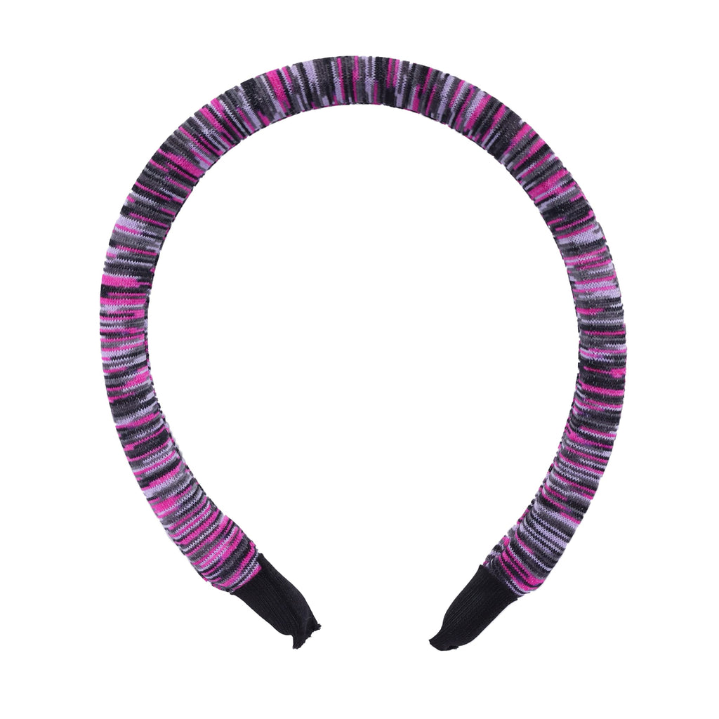 Chic Striped Padded Headband for Women