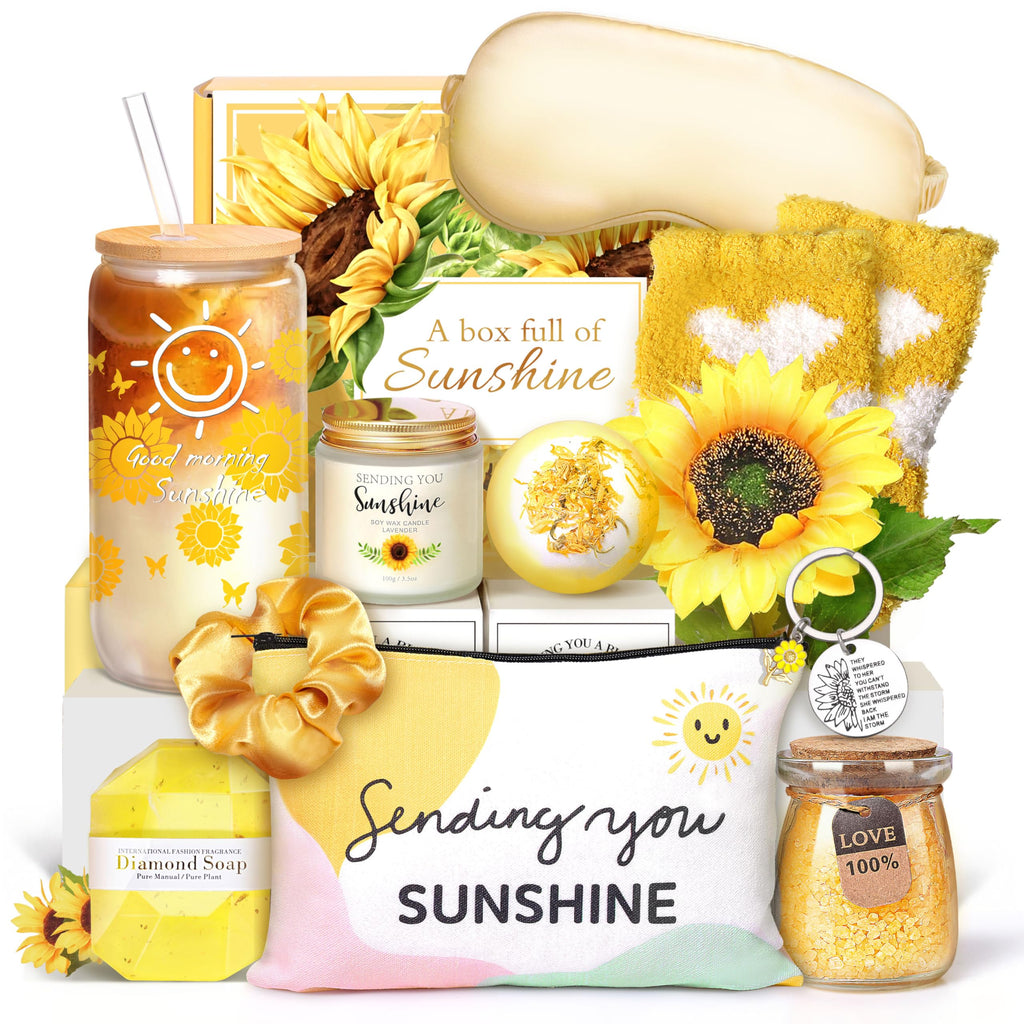 12PCS Sunlit Spa Essentials for Women, Ideal Get Well & Birthday Gifts