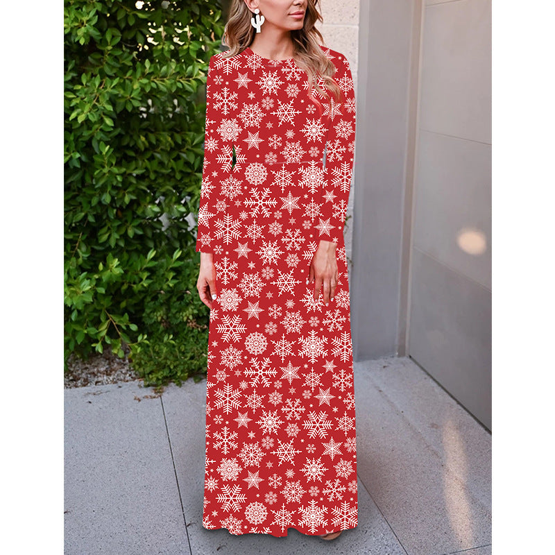 Festive Red Holiday Dress for Women