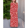 Festive Red Holiday Dress for Women