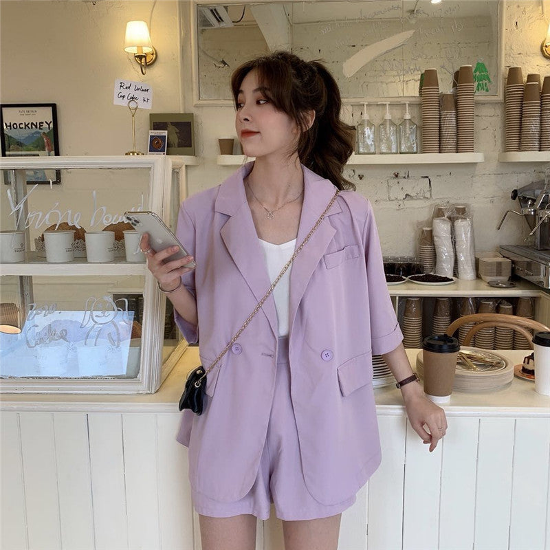 Summer 2020 Korean Style Two-Piece Suit for Women