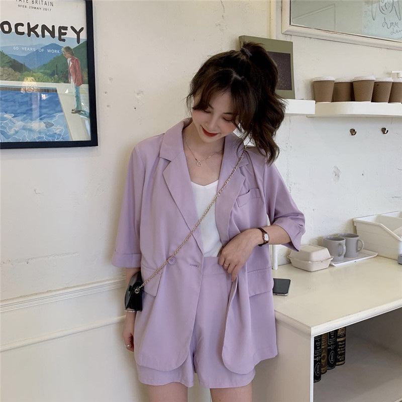Summer 2020 Korean Style Two-Piece Suit for Women