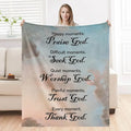 Faithful Comfort Plush Throw