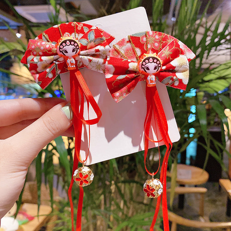 Children's Hanfu Headpiece with Traditional Tassels