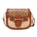 Chic Brown Leather Crossbody Bag