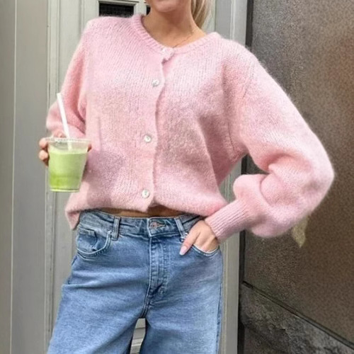 Chic Woolen Women's Cardigan