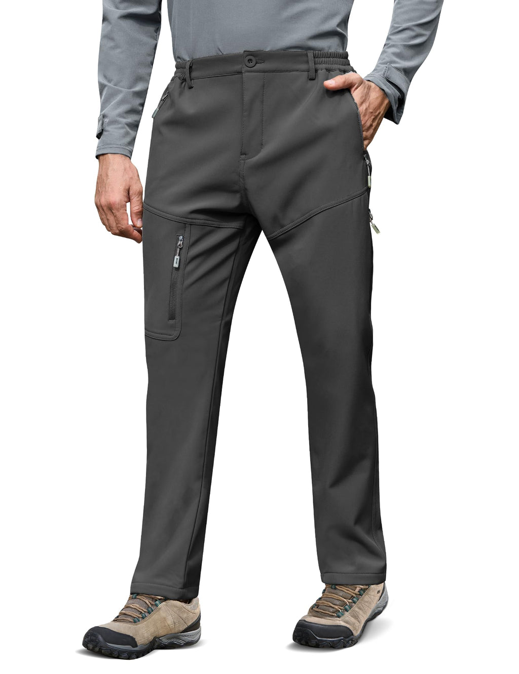MOURCE Men's Winter Ski-Cargo Pants - Charcoal