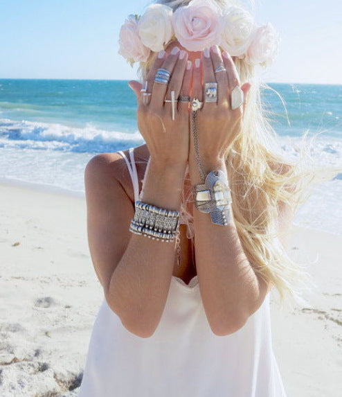 Trendy Alloy Hand Bracelet - Creative Fashion Jewelry