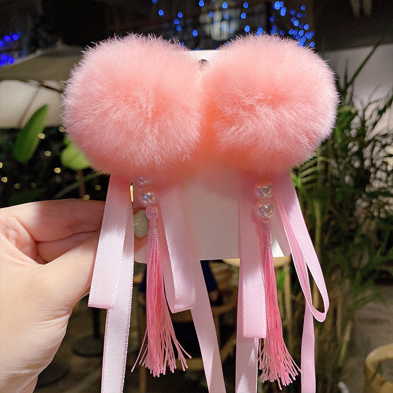Children's Hanfu Headpiece with Traditional Tassels