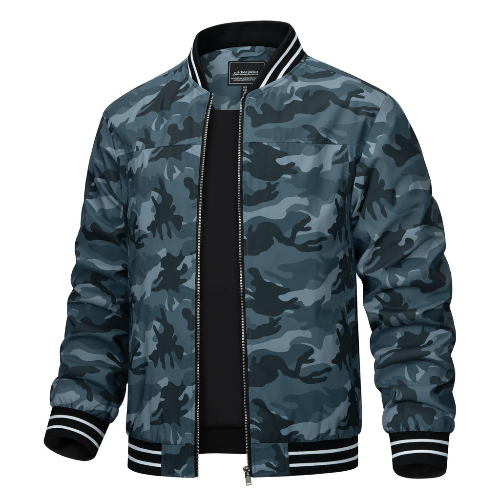 TACVASEN Men's Lightweight Bomber