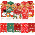 HRX Festive 50pcs Christmas Candy Bags with Drawstring