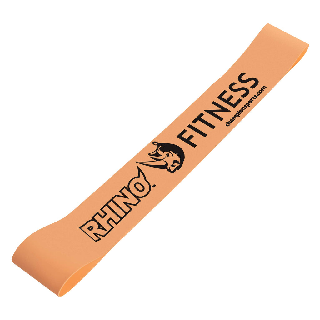 Champion Sports Stretch Loop Bands Light-Medium Resistance 9 lbs Orange - Durable Fitness Band for Strength Training Stretching Rehabilitation - Premium Home Workout Equipment