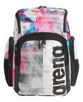 ARENA Spiky III Backpack 35 Unisex Travel Sports Gym Backpack for Men and Women Training Gear Equipment Bag for Swimmers 35 Liters Pool Tiles