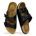 CloudStride Corkbed Leather Sandals