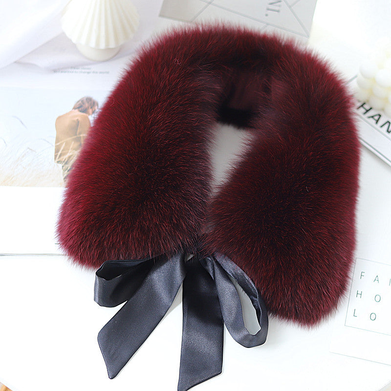 Real Fox Fur Scarf and Collar for Women (Winter)